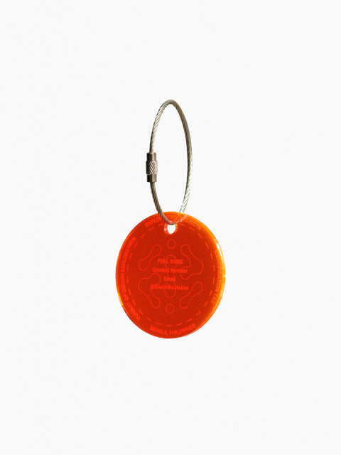 Personalized Identity Tag - Acid Orange