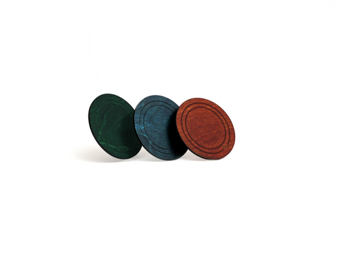 Tri-Color Coaster Set