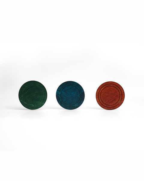 Tri-Color Coaster Set