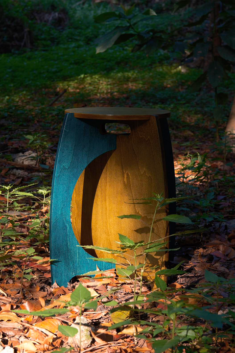 Standard Welcome Stool - "FOREST BIOME 2"