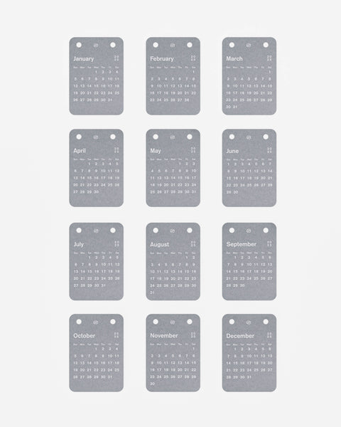 2025 Calendar Block Refills