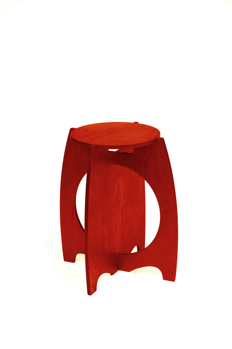 Welcome Stool Standard - "CHERRY"
