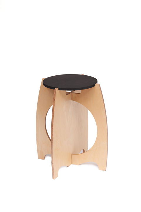 Welcome Stool Standard - "CHARCOAL" Top