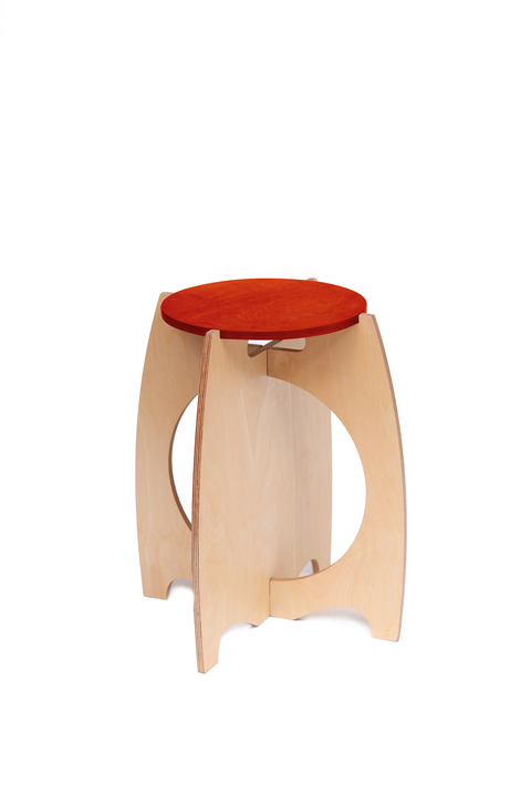 Welcome Stool Standard - "CHERRY" Top
